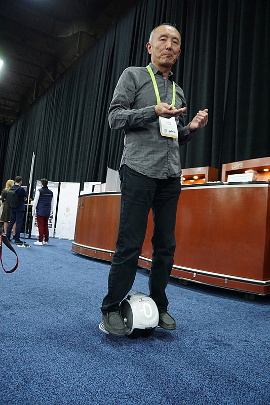 球形に収納できるモビリティ