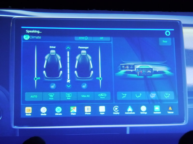 GoogleおよびAmazonに対応したパナソニックの車内インフォテインメントシステム