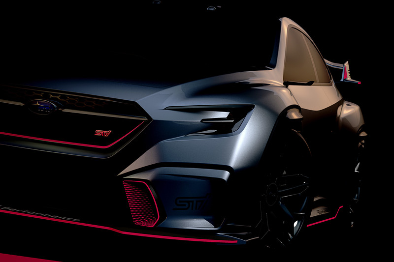 参考出品車のコンセプトカー「SUBARU VIZIV PERFORMANCE STI CONCEPT」