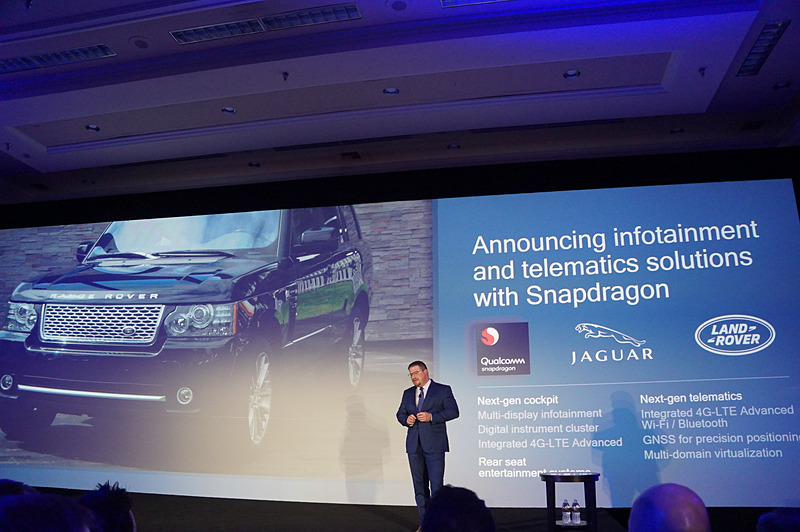 ジャガー・ランドローバーグループで、IVI、デジタルクラスター、セルラーモデムなど採用