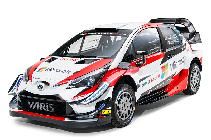 2018年仕様の新しい「ヤリスWRC」