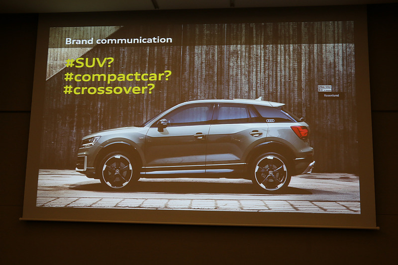 Q2の発売に合わせて行なわれている「#型破る」キャンペーン。1月14日までは全国のディーラーで「Audi Q2 New Year Fair」が実施されている