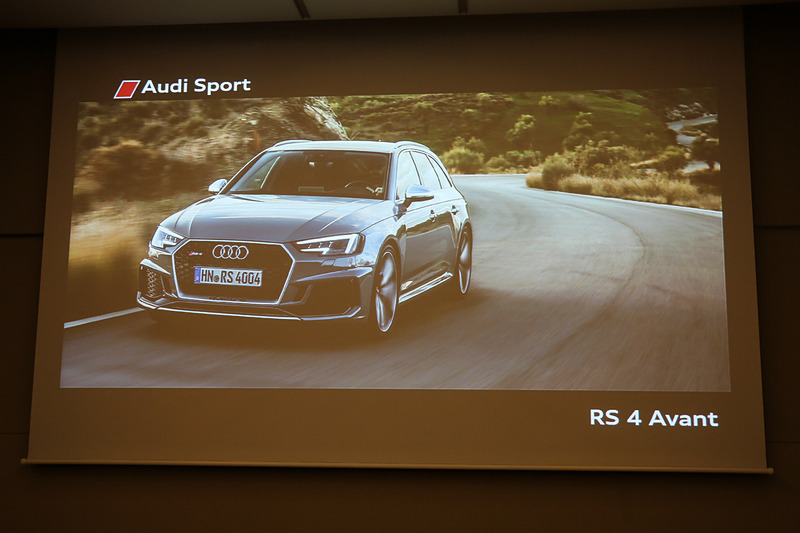 450HP/600Nmを発生するV型6気筒 2.9リッターツインターボエンジン搭載の新型「RS 4 アバント」も発売予定