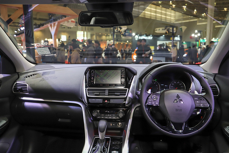 インテリアはベースのエクリプス クロスと同じ