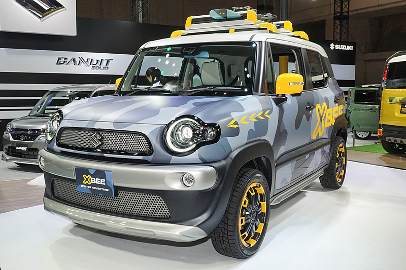 ウインタースポーツをアクティブに楽しめる「クロスビー ウィンターアドベンチャー」（参考出品車）