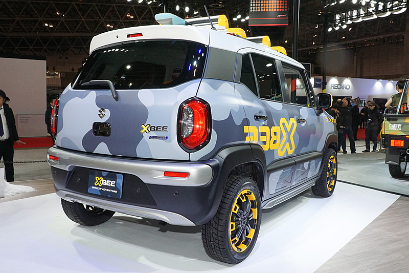 ウインタースポーツをアクティブに楽しめる「クロスビー ウィンターアドベンチャー」（参考出品車）