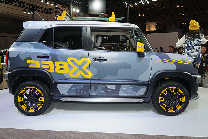 ウインタースポーツをアクティブに楽しめる「クロスビー ウィンターアドベンチャー」（参考出品車）