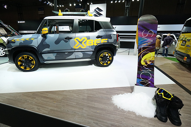 スノーボードをイメージしたステージ