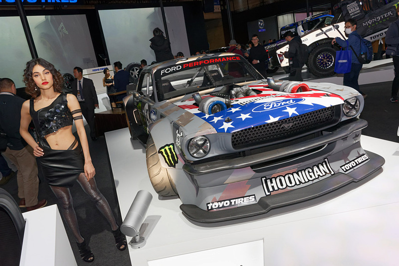 ケン・ブロック選手がYouTubeでドリフトを披露した、1965年型フォード「マスタング」の改造車両