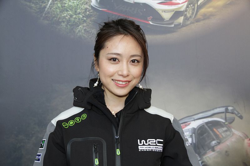 この日の司会進行を担当したのは、「J SPORTS WRC世界ラリー選手権2018」のキャスターも務める栗田香織さん