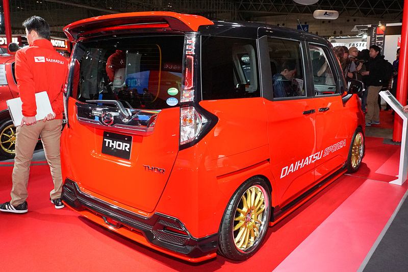 「トール カスタム」をベースにした「THOR SPORZA Ver.（トール スポルザバージョン）」（参考出品車）