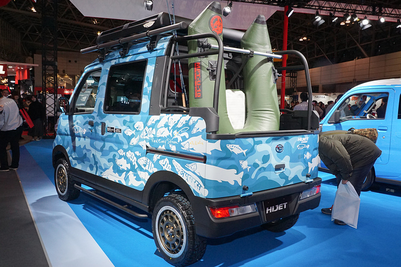 「HIJET CARGO Deck Van ACTIVE Ver.（ハイゼット カーゴ デッキバン アクティブバージョン）」（参考出品車）