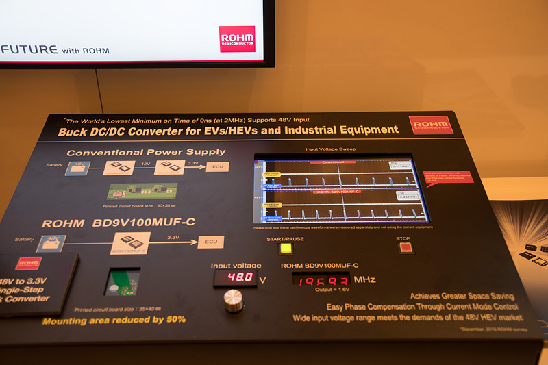 EVやハイブリッド車用のDC/DCコンバータ