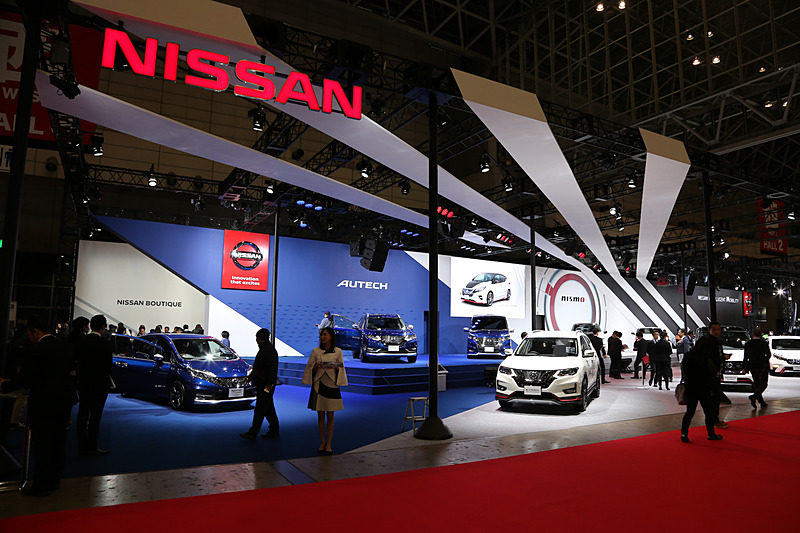 西ホールの日産ブース