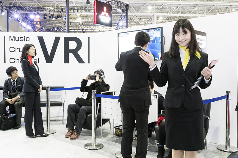 ミュージッククルーズチャンネルをVR（ヴァーチャルリアリティ）で体験するコーナー