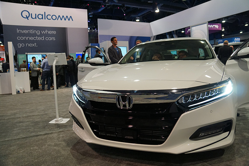 「Snapdragon 602A」が採用されたホンダ「アコード」2018モデルの実車を展示