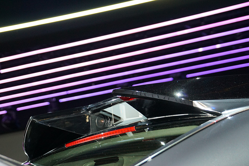 ルーフに設置されたセンサー