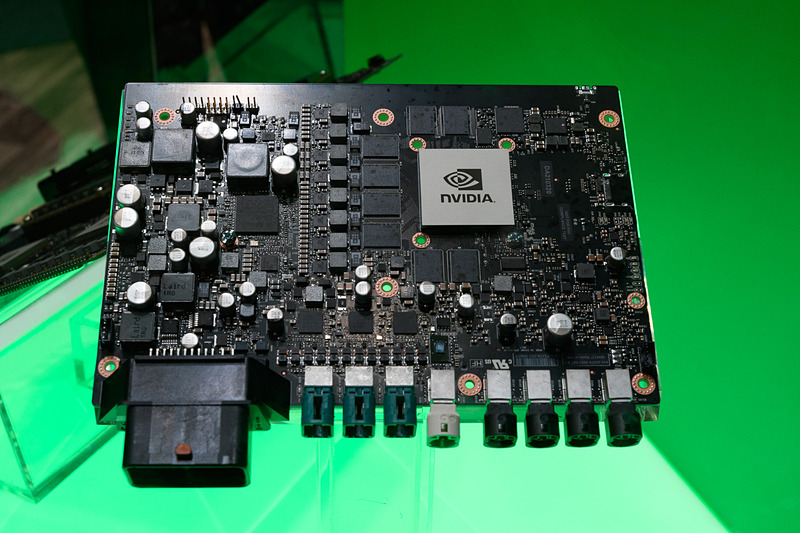 Xavierを搭載したレベル3/4用自動運転モジュール「DRIVE Xavier」。トヨタ自動車が搭載を決めたのがこのモジュールになる