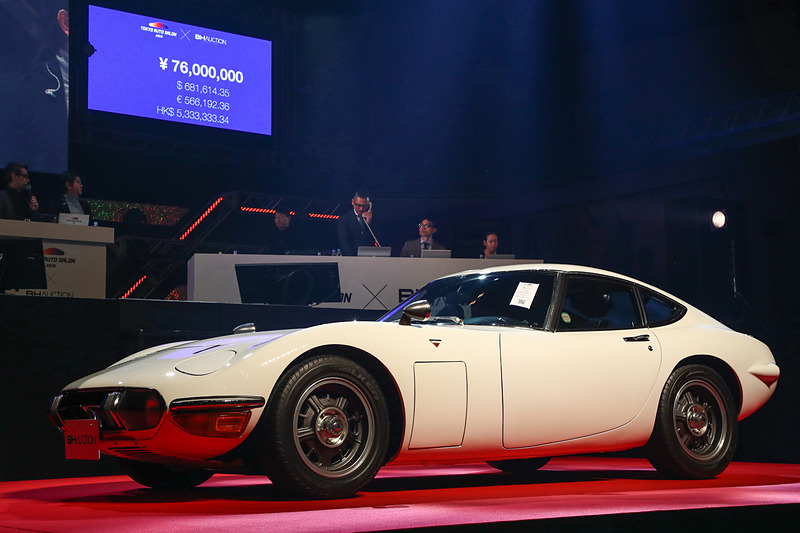 8360万円で落札された「1970 トヨタ 2000GT」