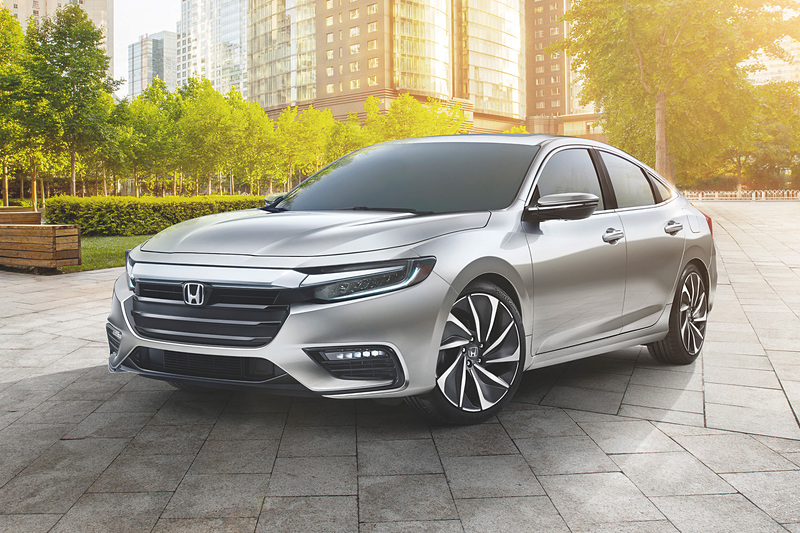 2018年北米国際自動車ショーで世界初公開された新型「インサイト」プロトタイプモデル