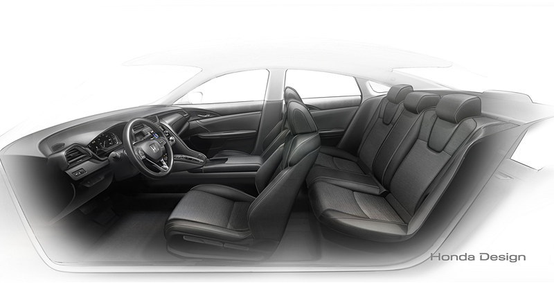 新型インサイトのインテリアイメージ