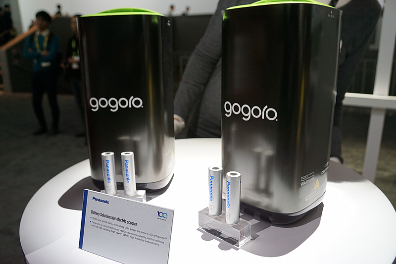 電動スクータ向けのバッテリーシステム