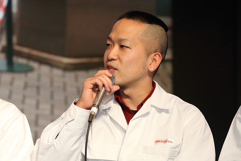 S660 Modulo X Conceptエアロパーツ設計担当の塩貝僚氏