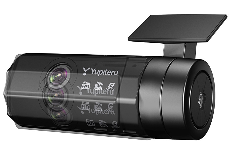 レンズ部可動式でブラケット一体型のため、スマートに取付ができる