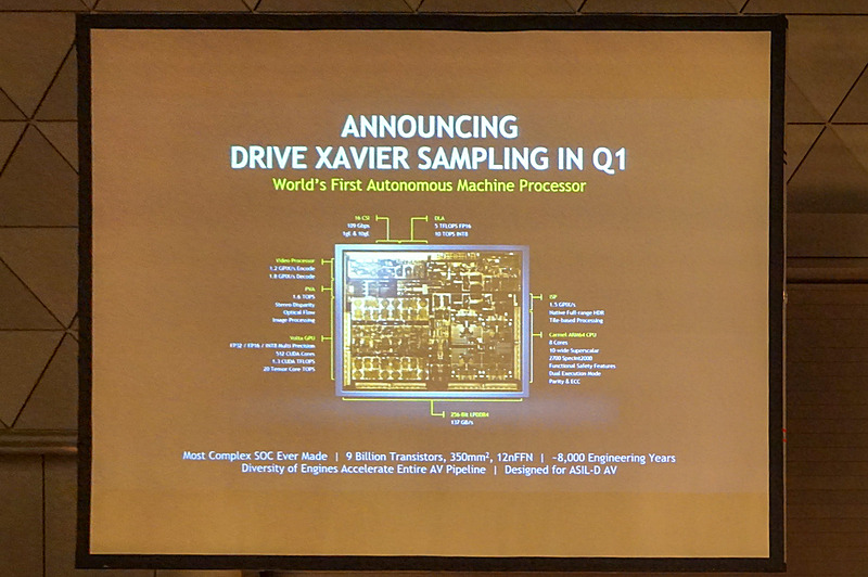 XavierをQ1にサンプル出荷開始