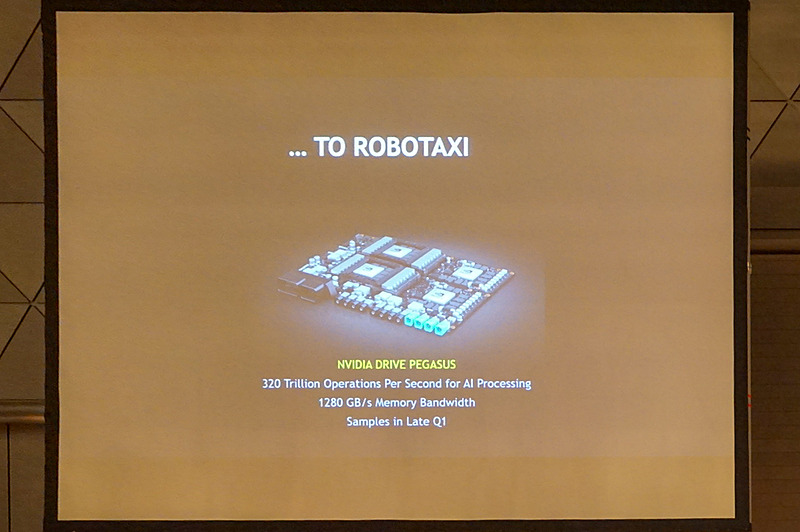 DRIVE PegasusもQ1の終わりにサンプル出荷予定