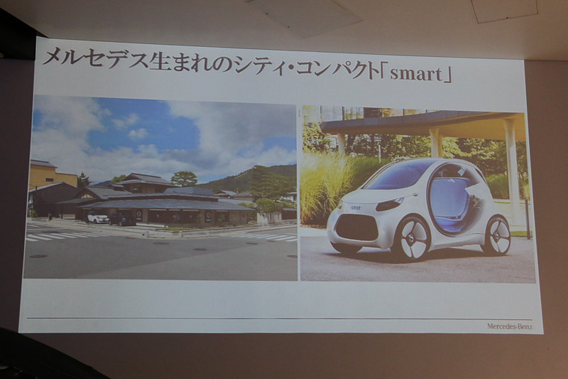 スマートブランドでも「フォーフォー」「ブラバス」などのモデルが販売に貢献。2017年6月には初の専売店を京都府にオープンさせ、10月に開催された「東京モーターショー 2017」では「スマート vision EQ フォーツー」を展示してスマートブランドが持つ今後の可能性を示した