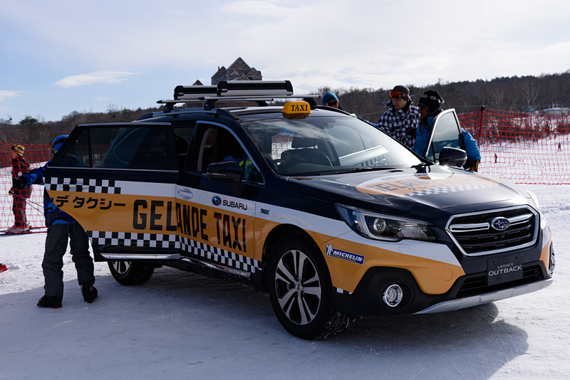 安比高原スキー場を舞台に開催された「SUBARU ゲレンデタクシー」。2017～2018年シーズン第2弾となる