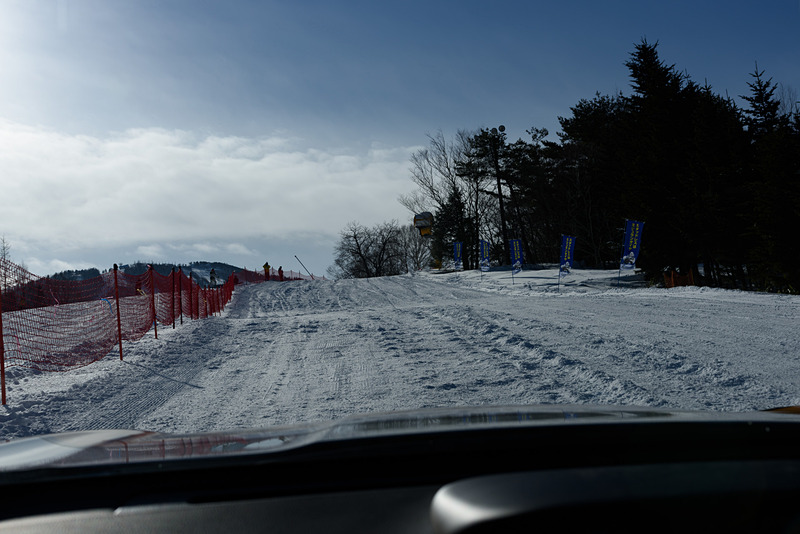 この辺りが最大斜度とのこと。まったく問題なく上っていった