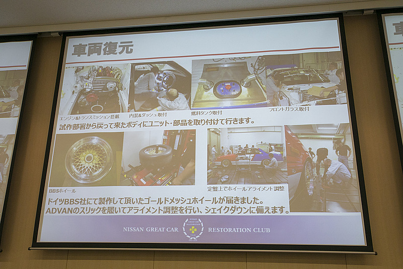 車体復元について