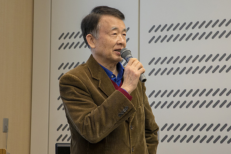 日産OBであり日本モータースポーツ推進機構理事長の日置和夫氏