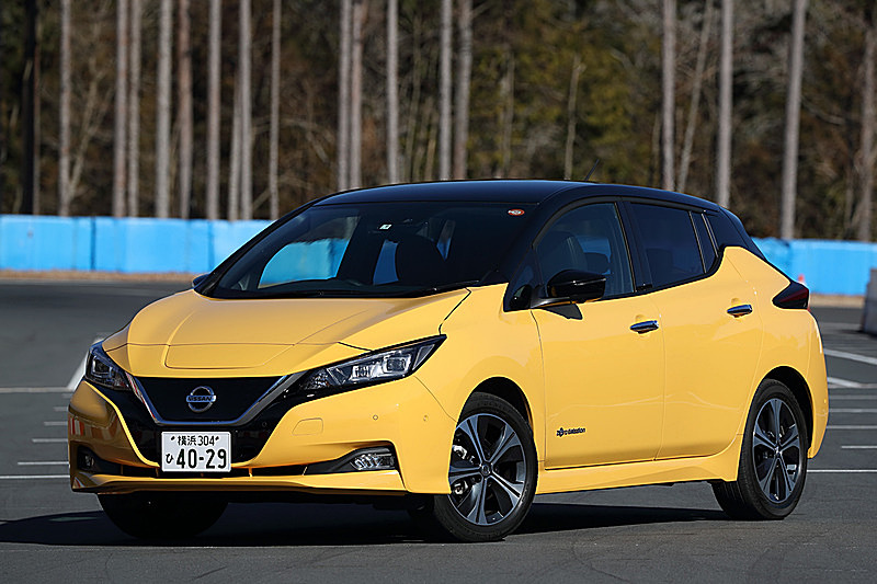 2017年10月に発売された新型「リーフ」