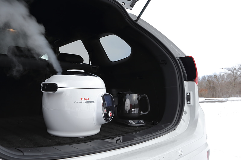 調理開始ボタンを押したらあとは待つだけ