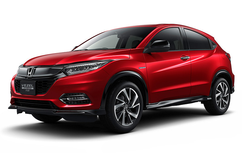 2月中旬にマイナーモデルチェンジを予定している「ヴェゼル」