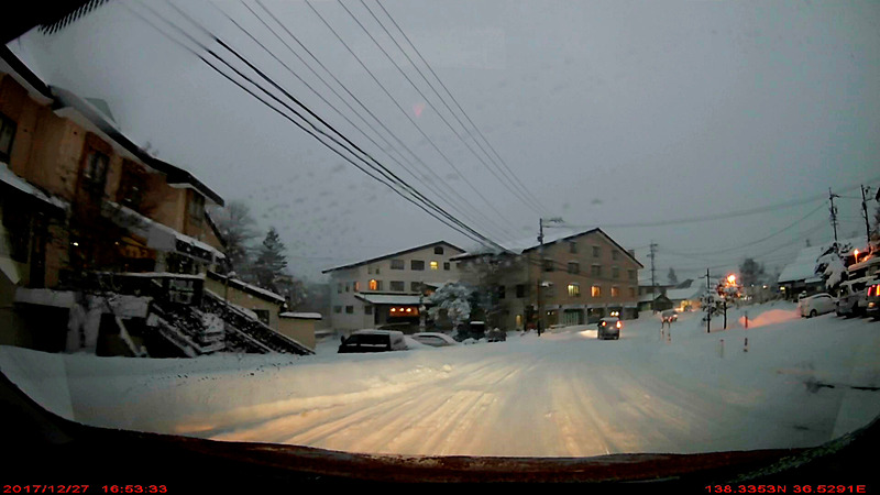 須坂から菅平高原を経由して上田に抜ける山道のドラレコ映像の静止画キャプチャ