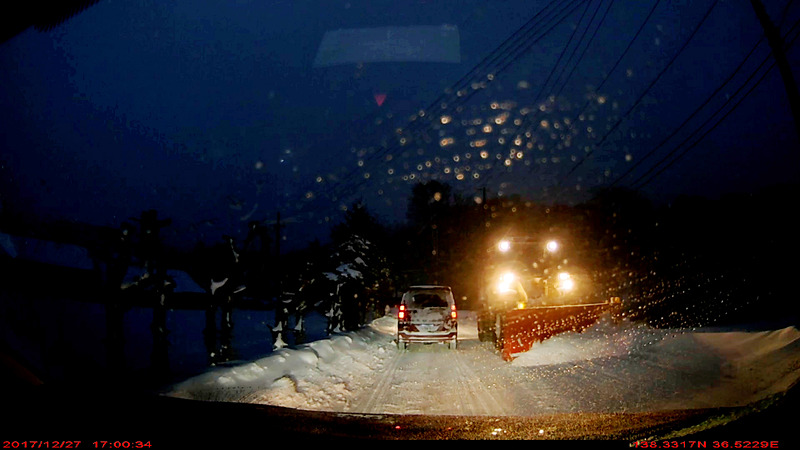 須坂から菅平高原を経由して上田に抜ける山道のドラレコ映像の静止画キャプチャ