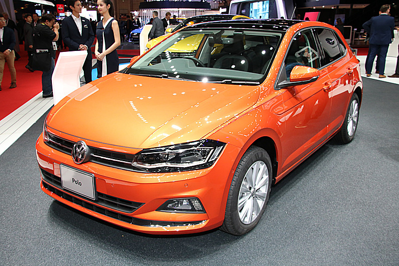 東京モーターショー 2017で日本初公開された新型「ポロ」