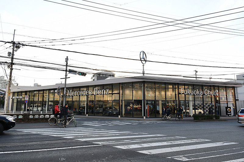 納車式が行なわれたメルセデス・ベンツ福岡中央