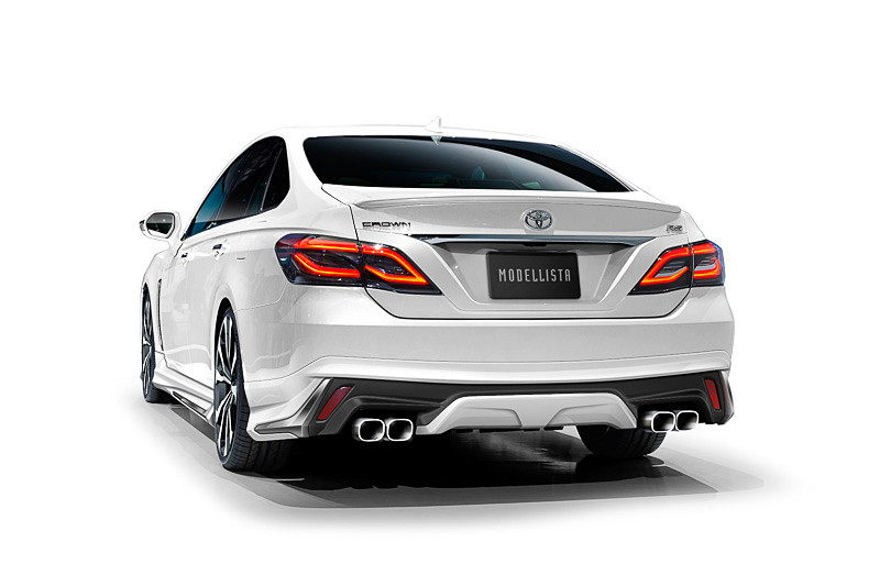 第45回東京モーターショー2017で発表された「CROWN Concept」をいち早くカスタマイズ。次世代のクラウンとしての魅力を表したCROWN Conceptを、モデリスタらしく進化させたモデル