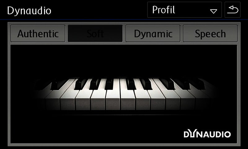 サウンド設定のソフト画面