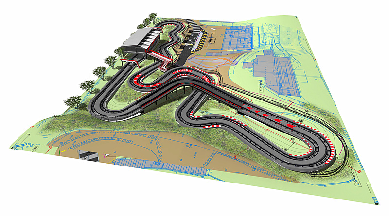 鈴鹿サーキット国際レーシングコースを模したコースでライバルとタイムを競い合う