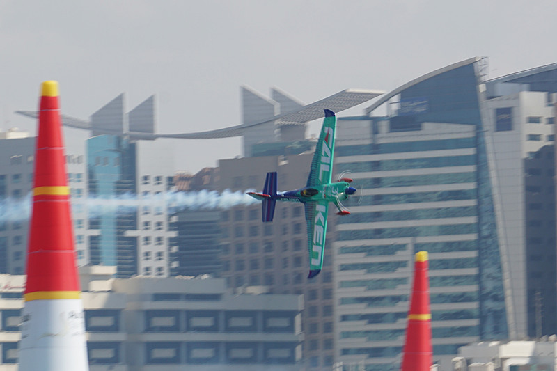 テストフライト「フリープラックティス」の室屋選手