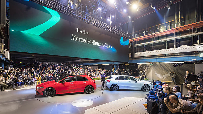 オランダ アムステルダムで第4世代の新型「Aクラス」を世界初公開