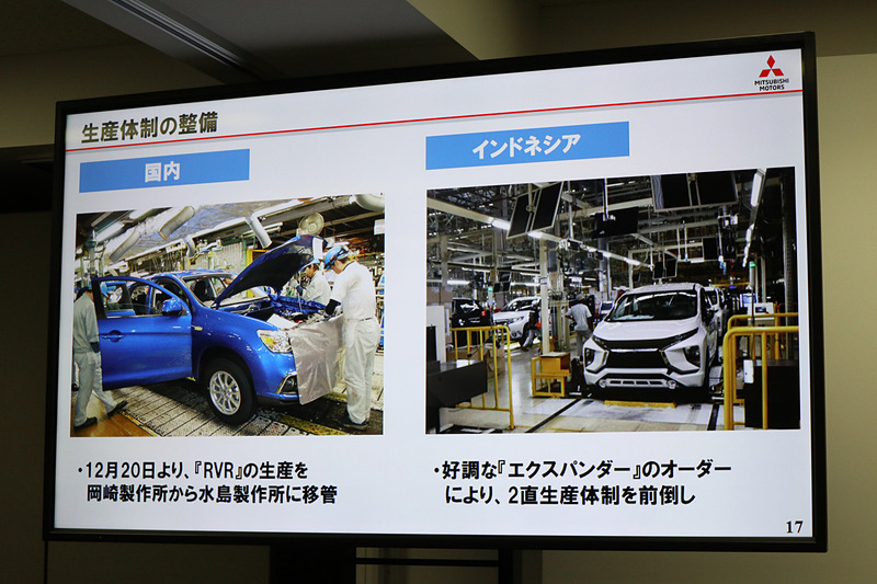 インドネシア工場はエクスパンダーの好調を受け、生産体制の2直化を前倒しで開始した