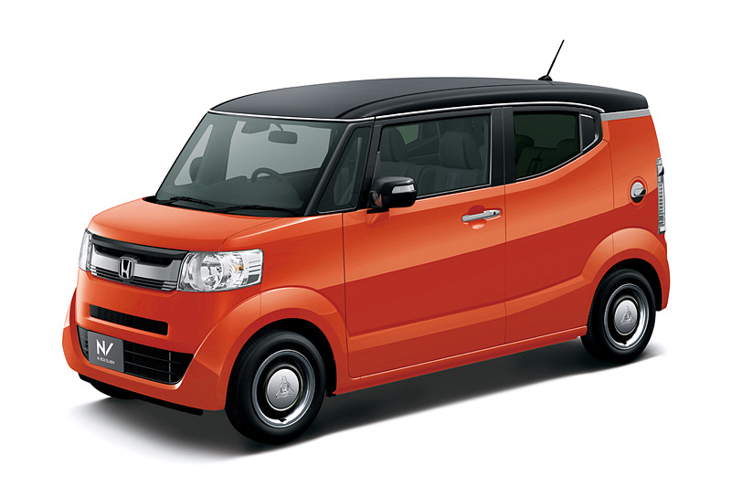 1万9309台を販売して軽自動車トップになった「N-BOX」（写真は1月19日にマイナーチェンジした「N-BOX スラッシュ」）
