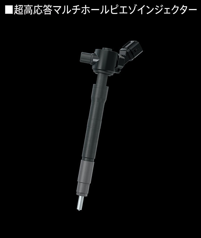 超高応答マルチホールピエゾンインジェクター